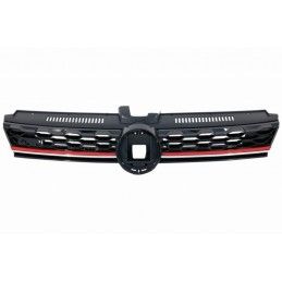 Central Badgeless Grille suitable for VW Golf 7.5 VII Facelift (2017-up) with LED Headlights Sequential Dynamic Turning Lights G