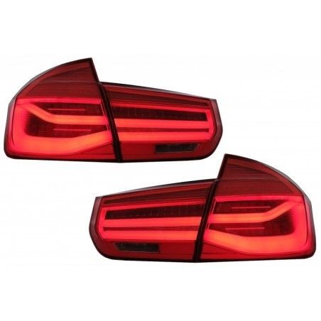 Lightning Conversion Kit to LCI Design LED Taillights and Mirror Indicators suitable for BMW 3 Series F30 (2011-2019) with Dynam