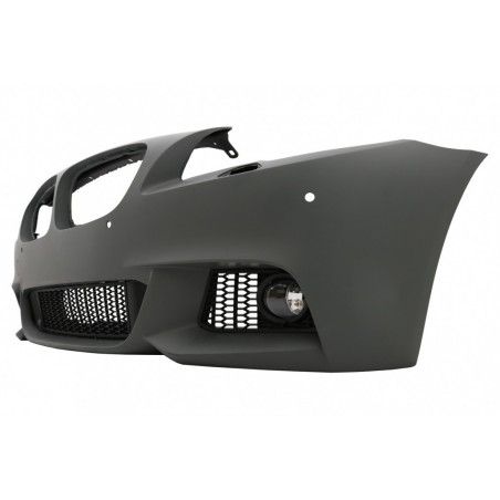 Front Bumper with Central Grilles Kidney suitable for BMW 5 Series F10 F11 Non LCI (07.2010-2013) and Side Skirts Sedan Touring 