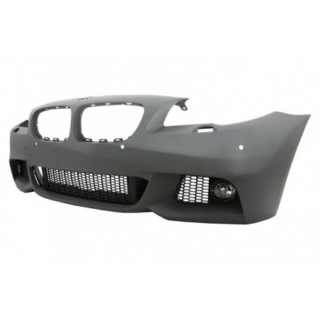 Front Bumper with Side Skirts and Central Grilles Kidney suitable for BMW 5 Series F10 F11 Non LCI (07.2010-2013) Sedan Touring 