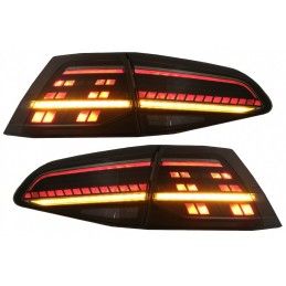 Full LED Taillights suitable for VW Golf 7 & 7.5 VII (2012-2020) Facelift Retrofit G7.5 Look Dynamic Sequential Turning Lights S