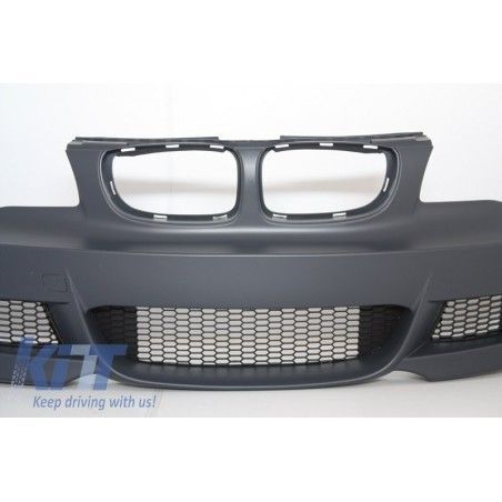 Front Bumper suitable for BMW 1 Series E81 E82 E87 E88 (2009-up) M-tech M-Technik Design and Central Kidney Grilles M Design Pia