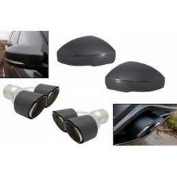 Exhaust Muffler Tips with Mirror Covers suitable for Land Range Rover Vogue L405 (2013-2017) Sport L494 (2013-2017) Discovery V 