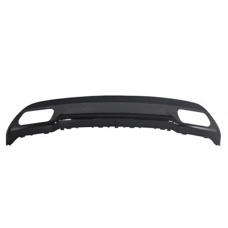 Sport Pack Rear Diffuser with Exhaust Tips Tailpipe Suitable for Mercedes A-Class W176 (2012-up) with Central Grille GT-R Paname