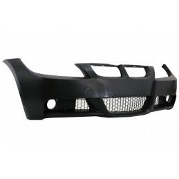 Front Bumper with Kidney Grilles and Smoke Fog Lights suitable for BMW 3 Series E90 E91 Sedan Touring (2004-2008) M-Technik Desi