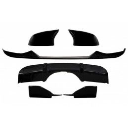 Body Kit Front Bumper Lip and Air Diffuser and Mirror Covers suitable for BMW X5 F15 (2014-2018) Aero Package M Technik Sport De