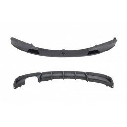 Front Bumper Spoiler Splitter with Rear Diffuser suitable for BMW 3 Series F30 F31 (2011-up) M-Performance Design Carbon Film Co