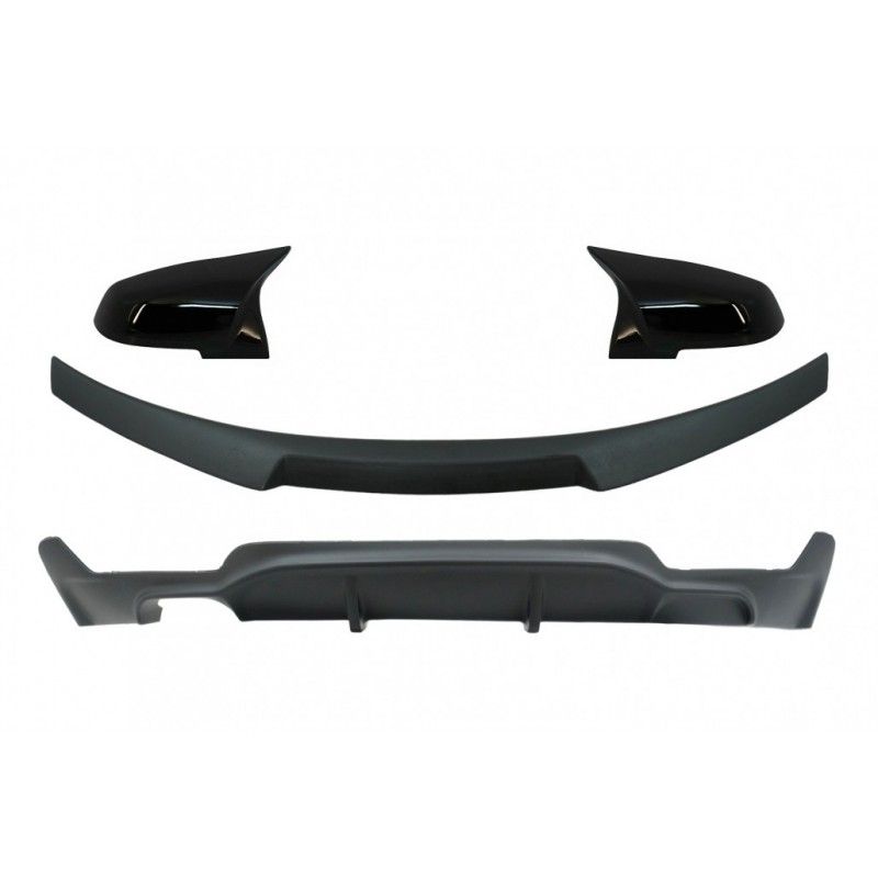 Conversion Package to M Performance Design Air Diffuser With Trunk Spoiler and Mirror Covers suitable for BMW 4 Series Coupe F32