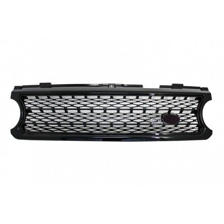 Central Grille and Side Vents Assembly suitable for Land Range Rover Vogue III L322 (2006-2009) All Black Autobiography Supercha