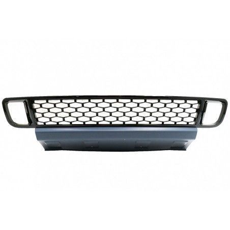 Front Bumper Lower Grille with Fog Lamp Covers suitable for Land Range Rover Vogue III L322 (2010-2012) Autobiography Design Bla