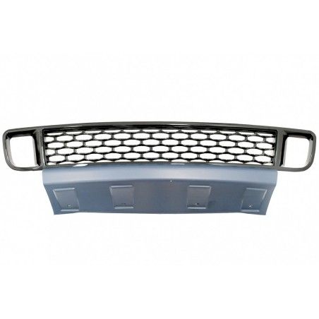 Front Bumper Lower Grille with Fog Lamp Covers suitable for Land Range Rover Vogue III L322 (2010-2012) Autobiography Design Bla