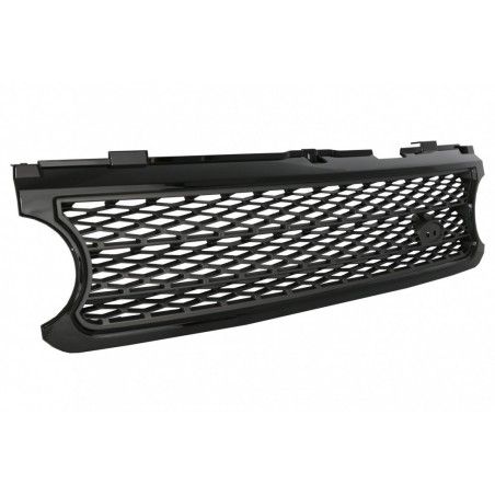 Central Grille and Side Vents Assembly suitable for Land Range Rover Vogue III L322 (2006-2009) Black Grey Autobiography Superch