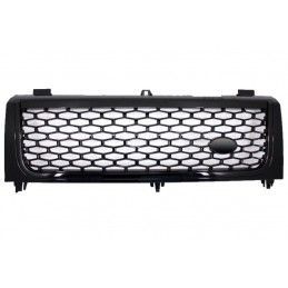 Central Grille with Side Vents Grilles suitable for Land Range Rover Vogue III L322 (2002-2005) All Black Autobiography Supercha