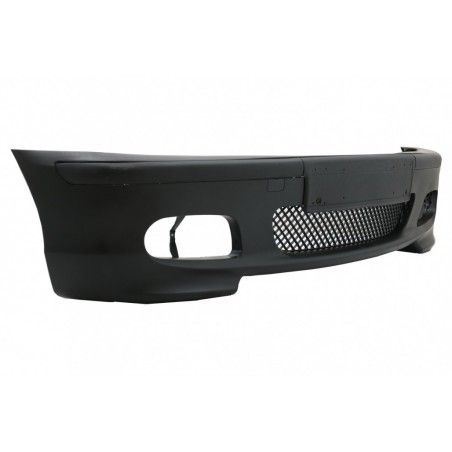 Front Bumper suitable for BMW 3 Series E46 Facelift Sedan Touring (2001-2004) M-Tech Look with Central Grille M Design Piano Bla