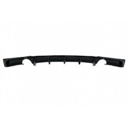 Rear Bumper Spoiler Valance Diffuser Double Outlet for Single Exhaust suitable for BMW 3 Series F30 F31 (2011-2019) M Design Pia