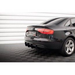 Maxton Street Pro Rear Diffuser Audi A4 B8 Facelift Black-Red, Nouveaux produits maxton-design