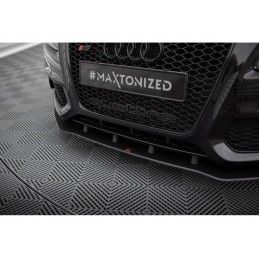 Maxton Street Pro Front Splitter Audi S5 / A5 S-Line 8T Black, Nouveaux produits maxton-design