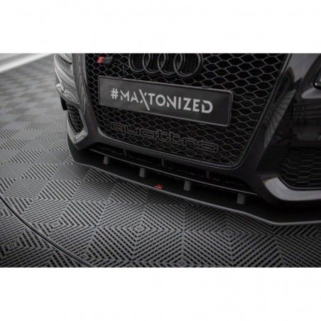 Maxton Street Pro Front Splitter Audi S5 / A5 S-Line 8T Black-Red, Nouveaux produits maxton-design