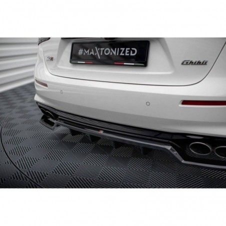 Maxton Central Rear Splitter (with vertical bars) Maserati Ghibli Mk3 Facelift, Nouveaux produits maxton-design