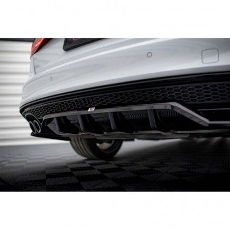 Maxton Central Rear Splitter (with vertical bars) Audi A4 Competition B8 Facelift, Nouveaux produits maxton-design