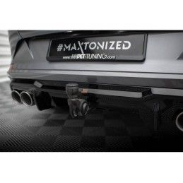 Maxton Rear Valance V.3 + Exhaust Ends Imitation Cupra Formentor Mk1 Gloss Black \ Black, Nouveaux produits maxton-design