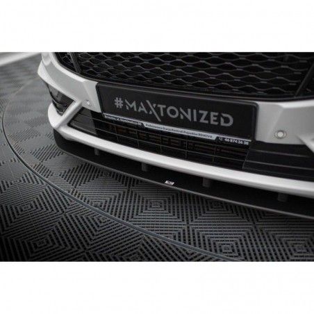 Maxton Street Pro Front Splitter Ford Mondeo Sport Mk5 Facelift / Fusion Sport Mk2 Facelift Black-Red, Nouveaux produits maxton-