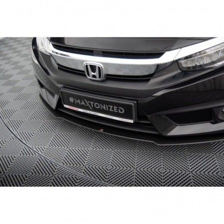 Maxton Street Pro Front Splitter Honda Civic Mk10 Black-Red, Nouveaux produits maxton-design