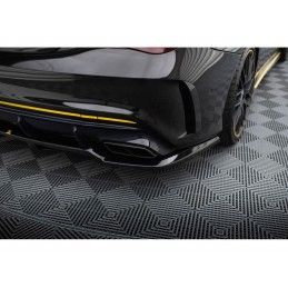 Maxton Central Rear Splitter (with vertical bars) Mercedes-AMG CLA 45 C117 Facelift, Nouveaux produits maxton-design