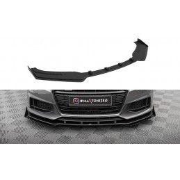 Maxton Street Pro Front Splitter + Flaps Audi TT S / S-Line 8S Black + Gloss Flaps, Nouveaux produits maxton-design