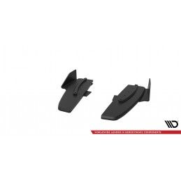 Maxton Street Pro Rear Side Splitters + Flaps Mercedes-AMG CLA 45 C117 Facelift Black + Gloss Flaps, Nouveaux produits maxton-de