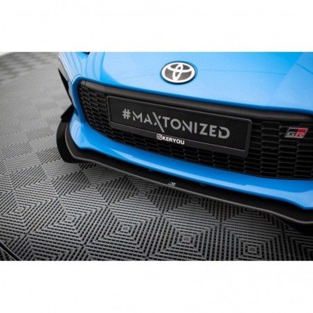 Maxton Street Pro Front Splitter V.1 + Flaps Toyota GR86 Mk1 Black + Gloss Flaps, Nouveaux produits maxton-design