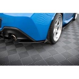 Maxton Street Pro Rear Side Splitters V.1 + Flaps Toyota GR86 Mk1 Black-Red + Gloss Flaps, Nouveaux produits maxton-design