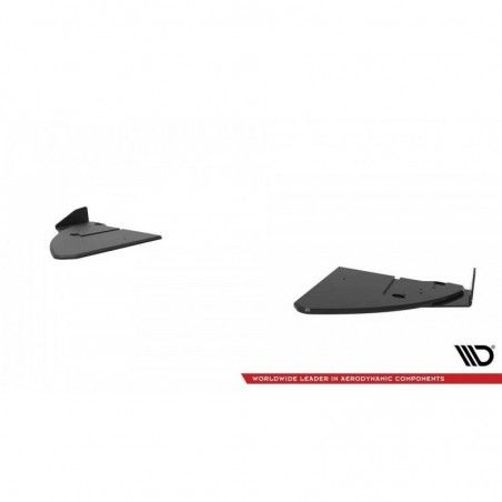 Maxton Street Pro Rear Side Splitters V.1 + Flaps Toyota GR86 Mk1 Black-Red + Gloss Flaps, Nouveaux produits maxton-design