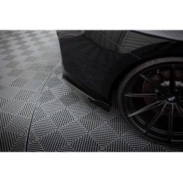 Maxton Street Pro Rear Side Splitters V.1 + Flaps BMW M2 G87 Black + Gloss Flaps, Nouveaux produits maxton-design
