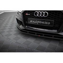 Maxton Street Pro Front Splitter Audi RS3 Sedan 8V Facelift Black, Nouveaux produits maxton-design