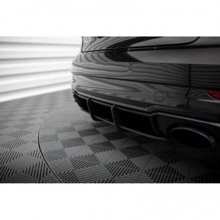 Maxton Street Pro Rear Diffuser Audi RS3 Sedan 8V Facelift Black, Nouveaux produits maxton-design