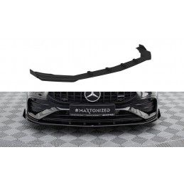 Maxton Street Pro Front Splitter + Flaps Mercedes-AMG A35 W177 Facelift Black + Gloss Flaps, Nouveaux produits maxton-design