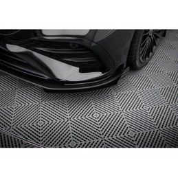 Maxton Street Pro Front Splitter + Flaps Mercedes-AMG A35 W177 Facelift Black + Gloss Flaps, Nouveaux produits maxton-design