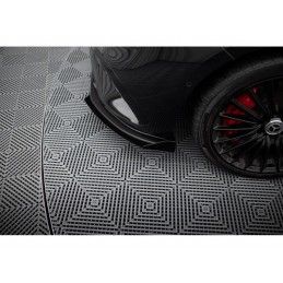 Maxton Street Pro Front Splitter + Flaps Mercedes-AMG A35 W177 Facelift Black-Red + Gloss Flaps, Nouveaux produits maxton-design