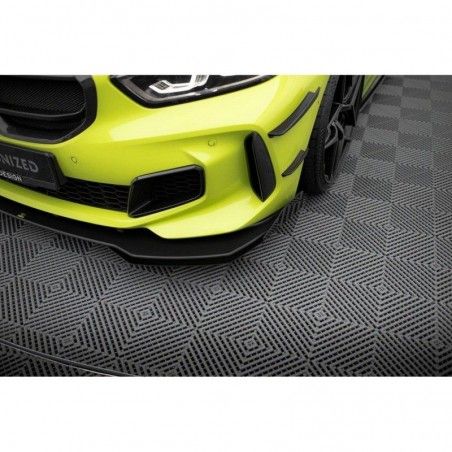 Maxton Street Pro Front Splitter + Flaps BMW 1 F40 M-Pack / M135i Black + Gloss Flaps, Nouveaux produits maxton-design