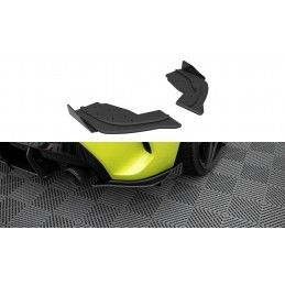 Maxton Street Pro Rear Side Splitters V.1 + Flaps V.1 BMW 1 F40 M-Pack / M135i Black-Red + Gloss Flaps, Nouveaux produits maxton