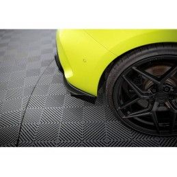 Maxton Street Pro Rear Side Splitters V.2 + Flaps V.2 BMW 1 F40 M-Pack / M135i Black + Gloss Flaps, Nouveaux produits maxton-des