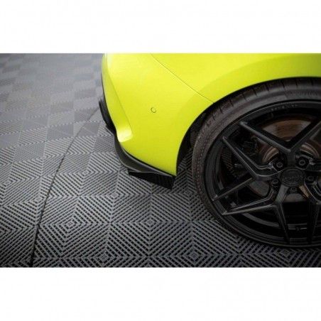 Maxton Street Pro Rear Side Splitters V.2 + Flaps V.2 BMW 1 F40 M-Pack / M135i Black + Gloss Flaps, Nouveaux produits maxton-des