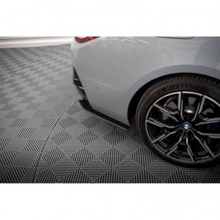 Maxton Street Pro Rear Side Splitters BMW 4 Gran Coupe M440i G26 Black-Red, Nouveaux produits maxton-design