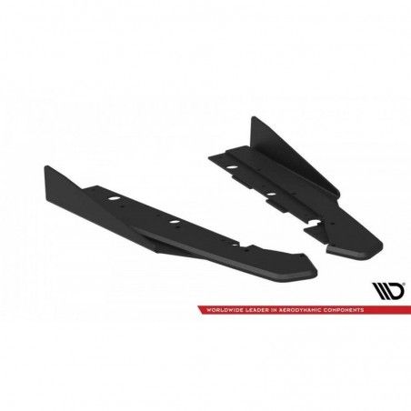 Maxton Street Pro Rear Side Splitters + Flaps Kia Proceed GT Mk1 Facelift Black + Gloss Flaps, Nouveaux produits maxton-design