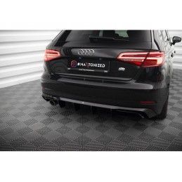 Maxton Rear Valance Audi A3 Sportback 8V Facelift (Version with one exhaust tip on single side), Nouveaux produits maxton-design
