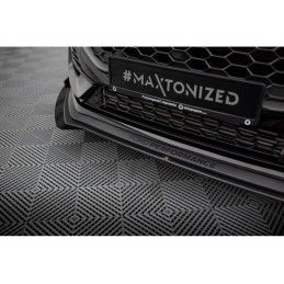 Maxton Street Pro Front Splitter + Flaps Ford Fiesta ST Mk8 Facelift Black + Gloss Flaps, Nouveaux produits maxton-design