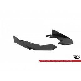 Maxton Street Pro Rear Side Splitters + Flaps Subaru WRX STI Mk1 Black-Red + Gloss Flaps, Nouveaux produits maxton-design