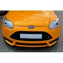 Maxton Front Splitter V.2 Ford Focus ST Mk3 Gloss Black, Focus Mk3 / 3.5 / ST / RS