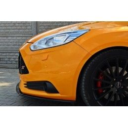 Maxton Front Splitter V.2 Ford Focus ST Mk3 Gloss Black, Focus Mk3 / 3.5 / ST / RS